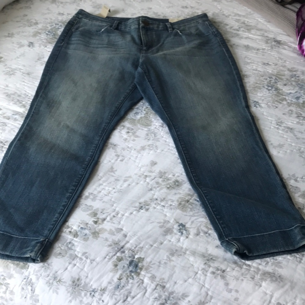 Loft curvy skinny ankle jeans NWT size 10
